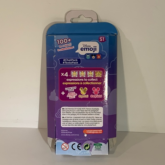 🏰 4/$25 DISNEY EMOJI CHAT PACK SERIES 1 PACK OF 5 FIGURES 🏰 - Picture 2 of 7